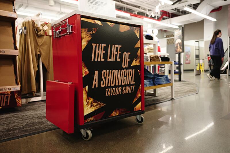 Target shoppers buying Taylor Swift's "The Life of a Showgirl"