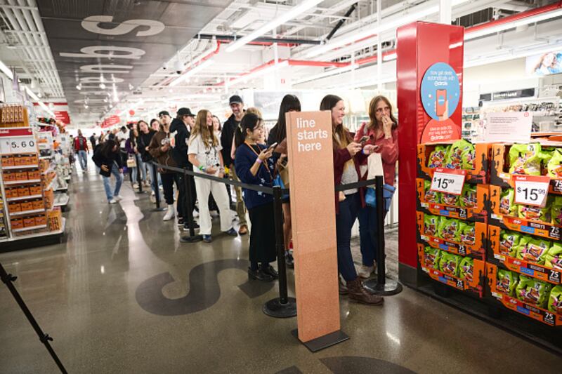 Target shoppers buying Taylor Swift's "The Life of a Showgirl"